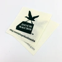 

organic cotton printed label custom woven label for women clothing