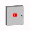 1 High quality Push button stainless steel wall mounted main modular safety electrical switch box with lock