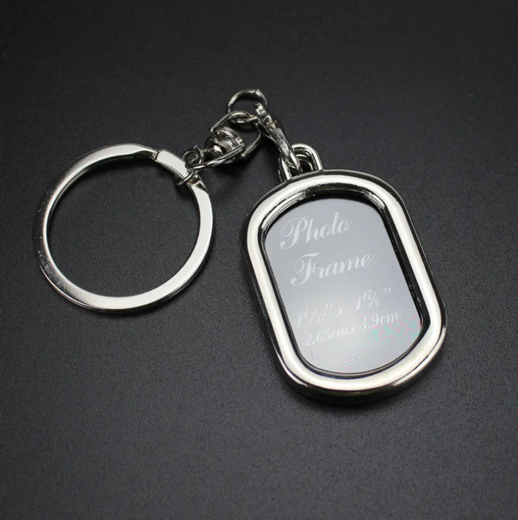 Reusable Alloy Custom Picture Photo Frame Keyring Key Holder Keychain Buy Custom Photo 8567