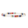 Fashion bohemian handmade bracelet adjustable wholesale tila bead string bracelet