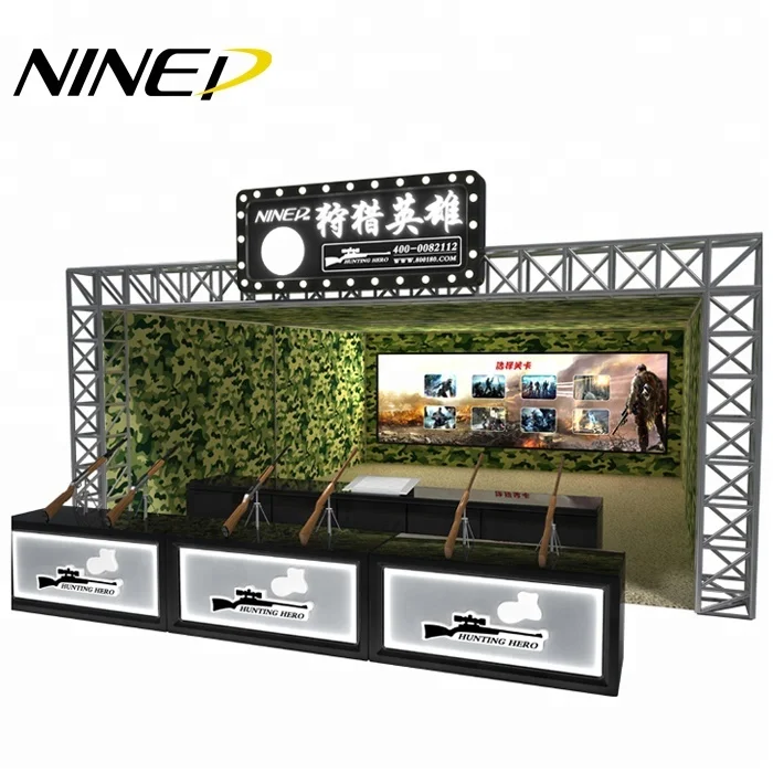 

NINED new technology multiplayer laser gun hunting coin operated gun shooting game shooting arcade game machine, As pics