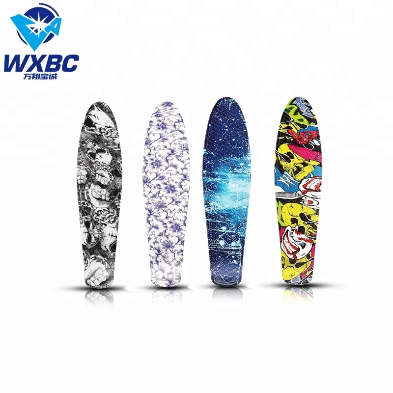 

water transfer deck and skateboard truck plastic cruiser skateboard