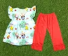 children clothes clothing sets Bear fox monkey Seven Dwarfs animal prints cut baby girl clothes outfit