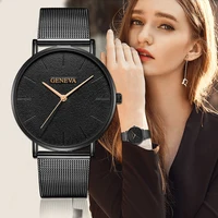 

GENEVA Women's Watch Fashion Ladies Watches For Women Rose Gold Watch Women Simple Bracelet