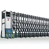 automatic extension sliding entrance barrier stacking gate with powerful motor and remote controller