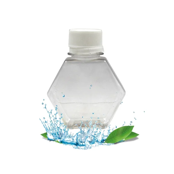 小100毫升 pet 塑料六角瓶矿泉水