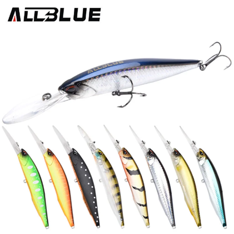 

ALLBLUE 15.8g 100mm Hard Bait Fishing Lures Suspending Jerkbait Best Quality Minnow Pesca Lure Fishing, N/a