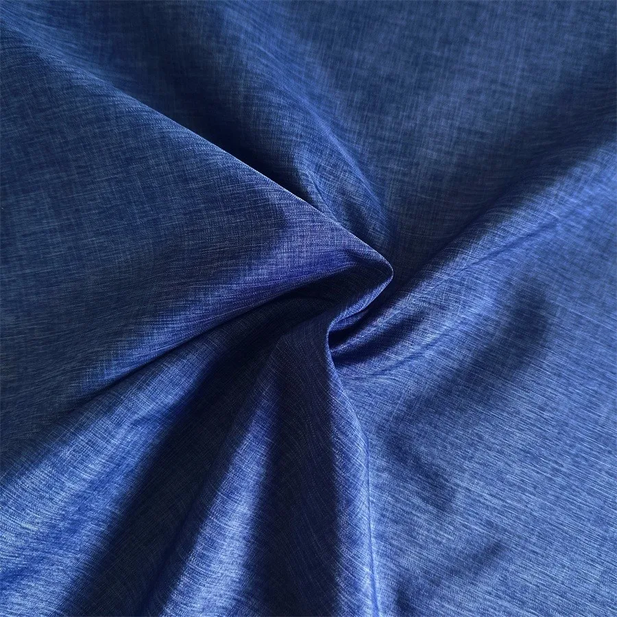 polyester melange memory fabric