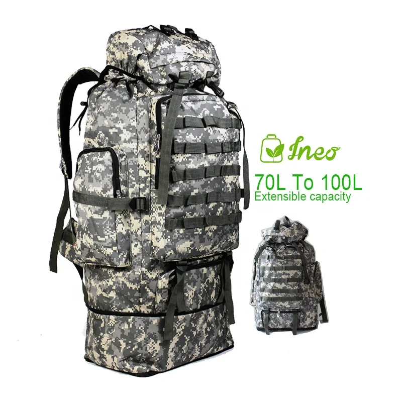 

Outdoor Jungle Adventure Bags Gear Military Rucksack 70L To 100L Expensible Military Backpack Tactical Bag Factory, 9 patterns tactical bags