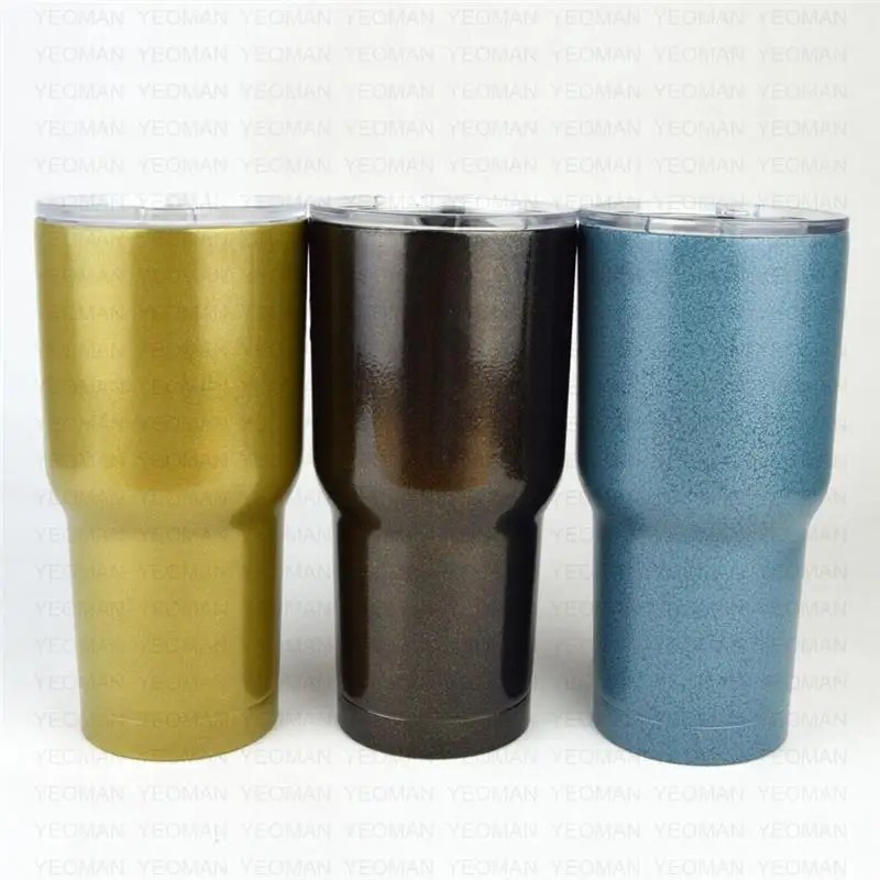 Cups 30 Oz Custom Powder Coated Stainless Steel Tumbler,Wholesale Blank