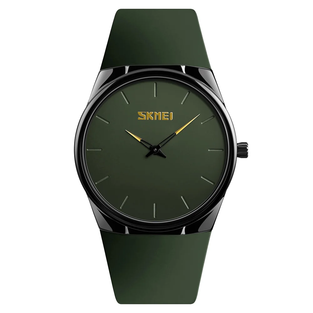 

new Skmei 1601 Customer watch private label minimalist men watch black watches simple, 7 colors