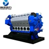 Zd30 10 hp 9 cylinders air started system heat exchanger jichai small wp4 boat marine engine with gearbox