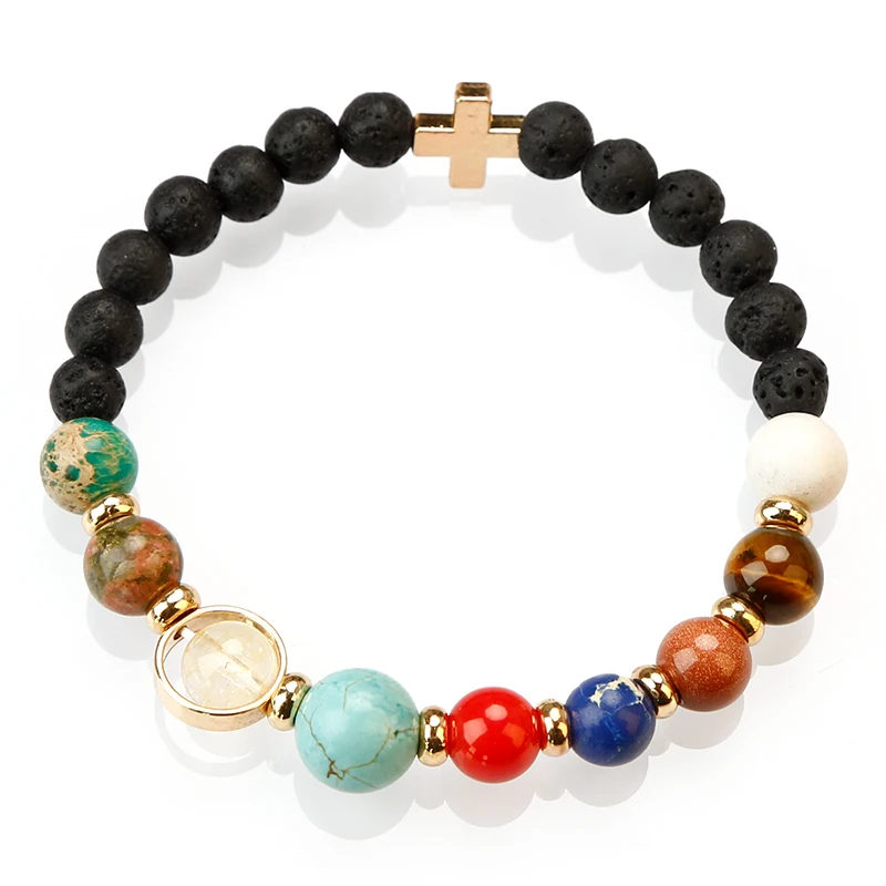 

2018 Special Edition Solar System Bracelet with Lava Stone