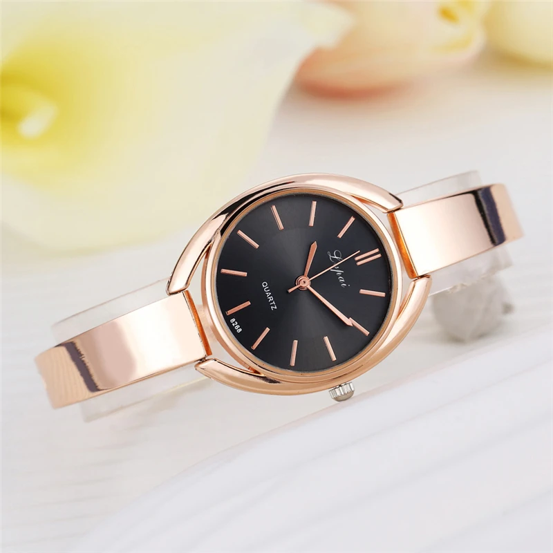 

lvpai Brand Ladies Bracelet Watches Minimalist Simple Round Dial Alloy Metal Analog Women Fashion Quartz Watch Female 2018 New