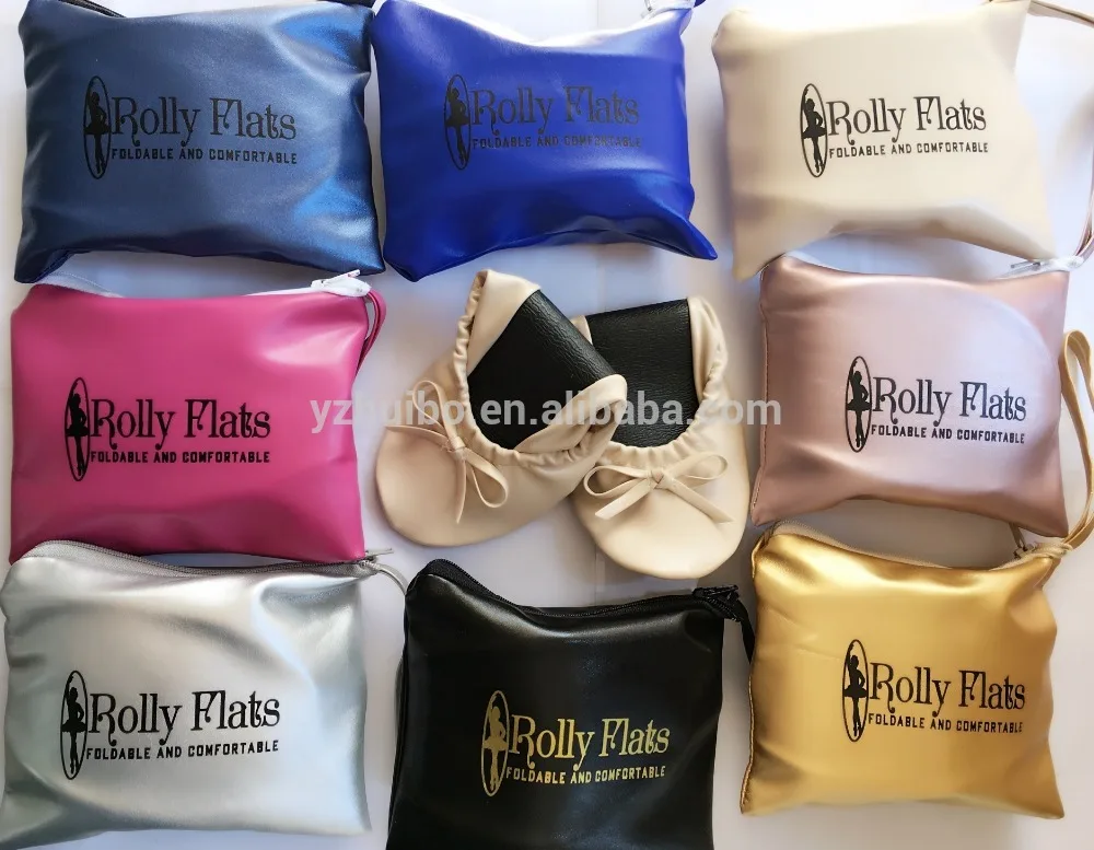 Foldable-Ballet-Dance-Shoes-with-Pouch