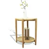 Double Layer Solid Wood Coffee Table Modern Coffee Table Side Table For Living Room