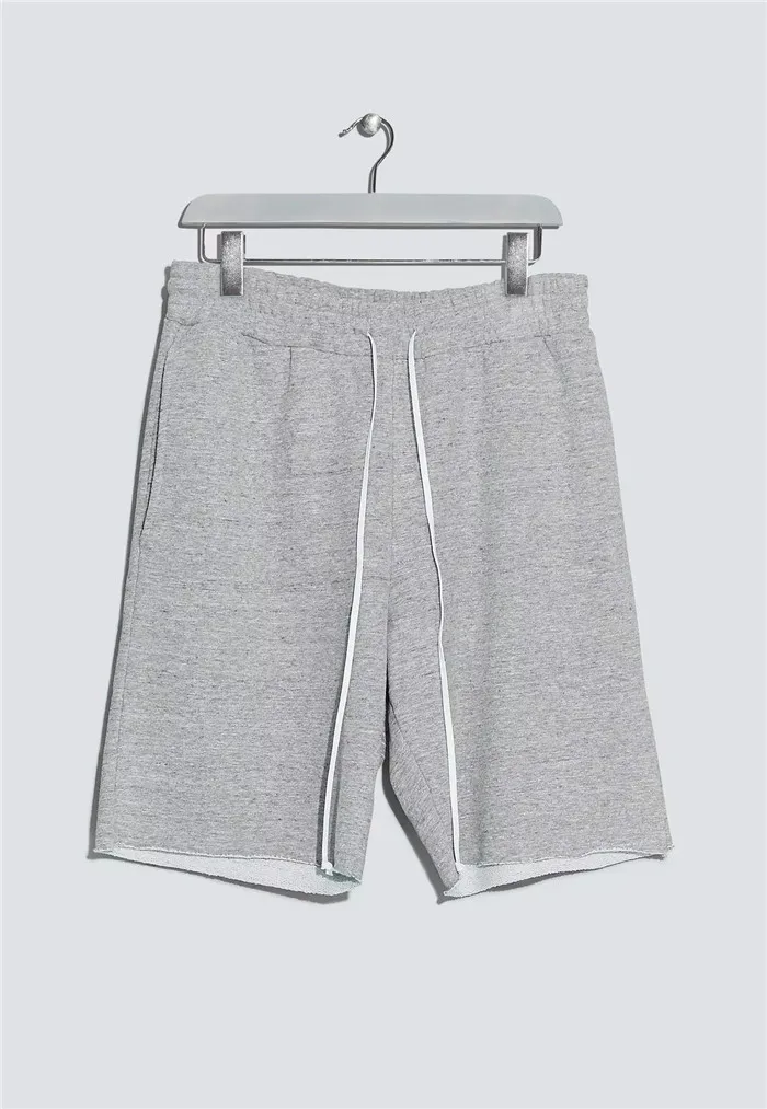 Wholesale Mens Grey Jersey Drawstring Athletic Running Shorts Buy