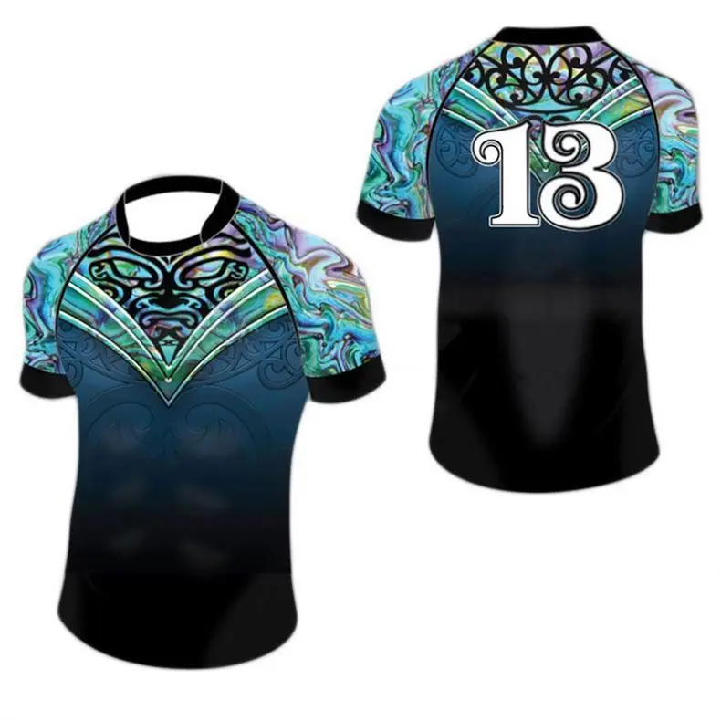 

Wholesale Reversible Unisex Striped Oem Plain Camo Blank 5Xl Plus Size Jersey Rugby Shirts