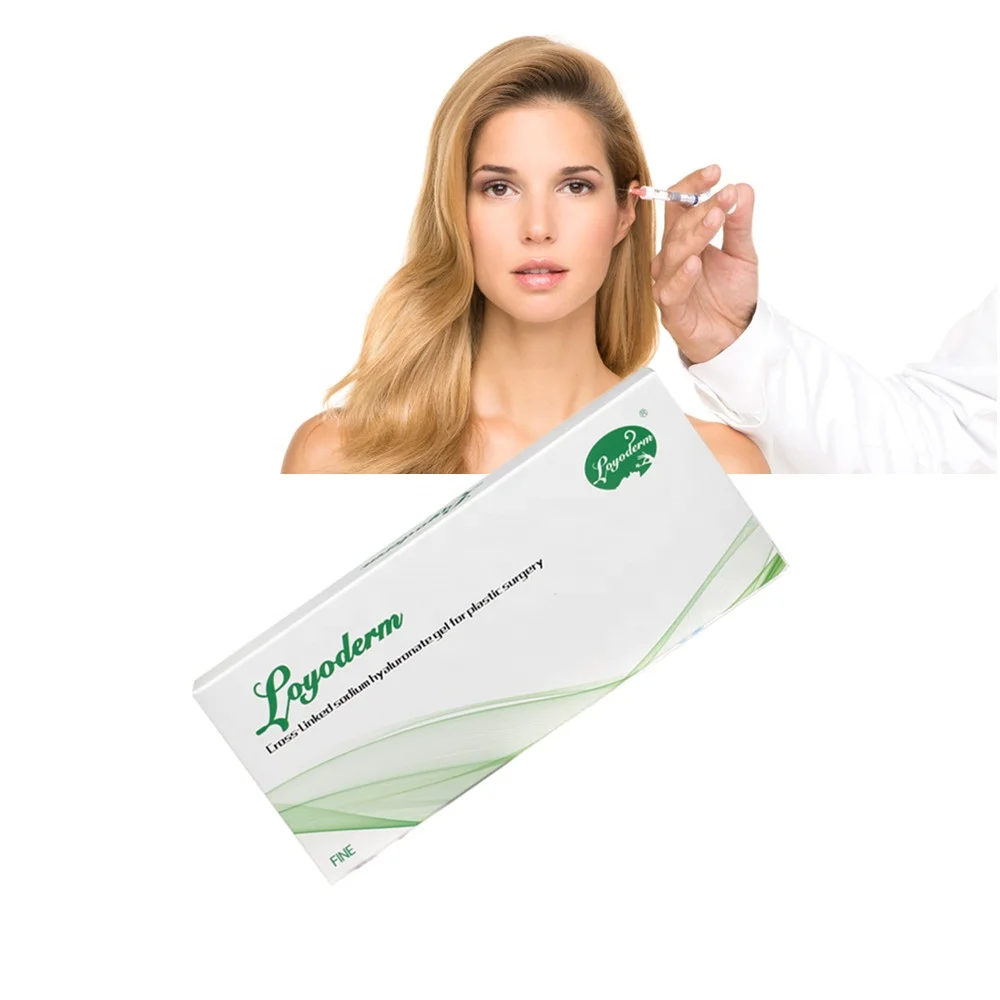 

2ml Fine cross linked pure hyaluronic injection filler acid, Transparent