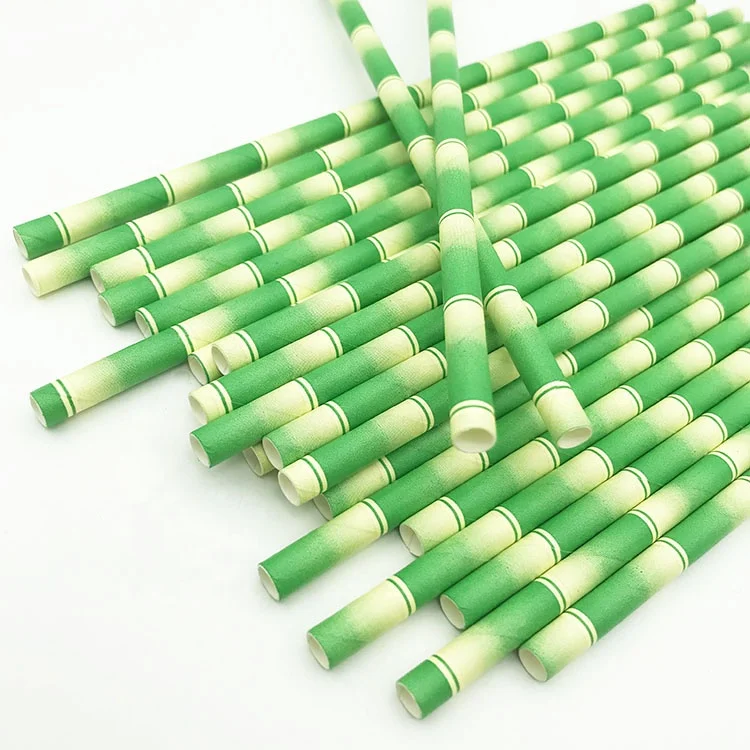 

China bamboo paper straws drinking for wedding, As picture