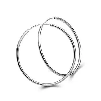 

2017 amazon large big gold Silver Jewelry ladies 925 Sterling Silver Hoop Earrings, N/a