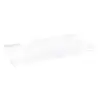 With Bottom Support Slatwall Acrylic Shelf