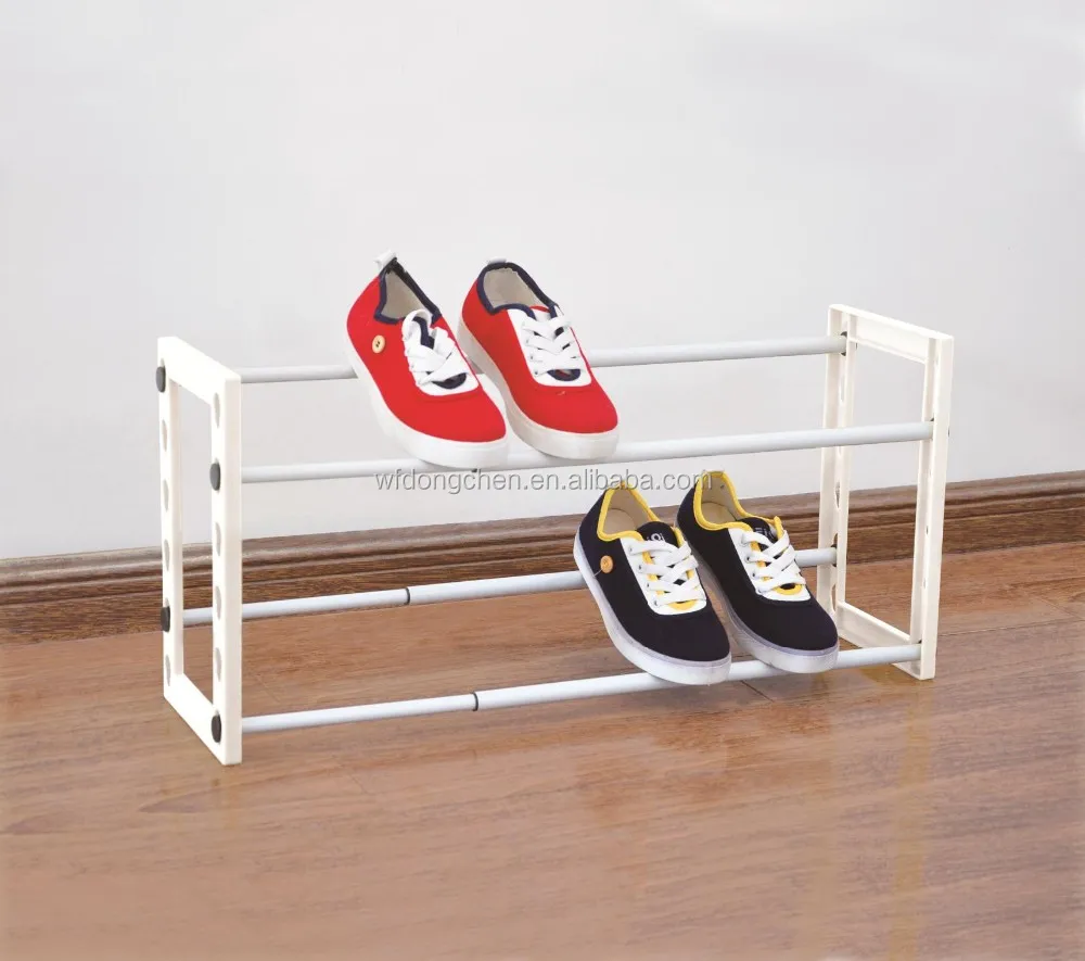 Two Tier Adjustable Shoe Rack