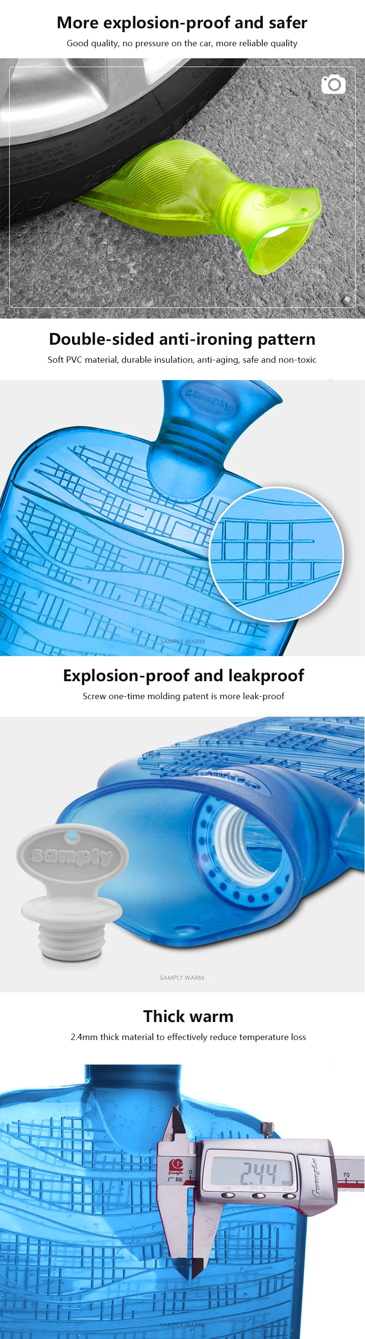 custom hot water bottles