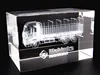 crystal and glass 3d laser engraved crystal block blank crystal block