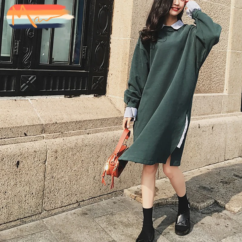 

Maxnegio longline shirt blazer dress korean dresses new fashion lady dress