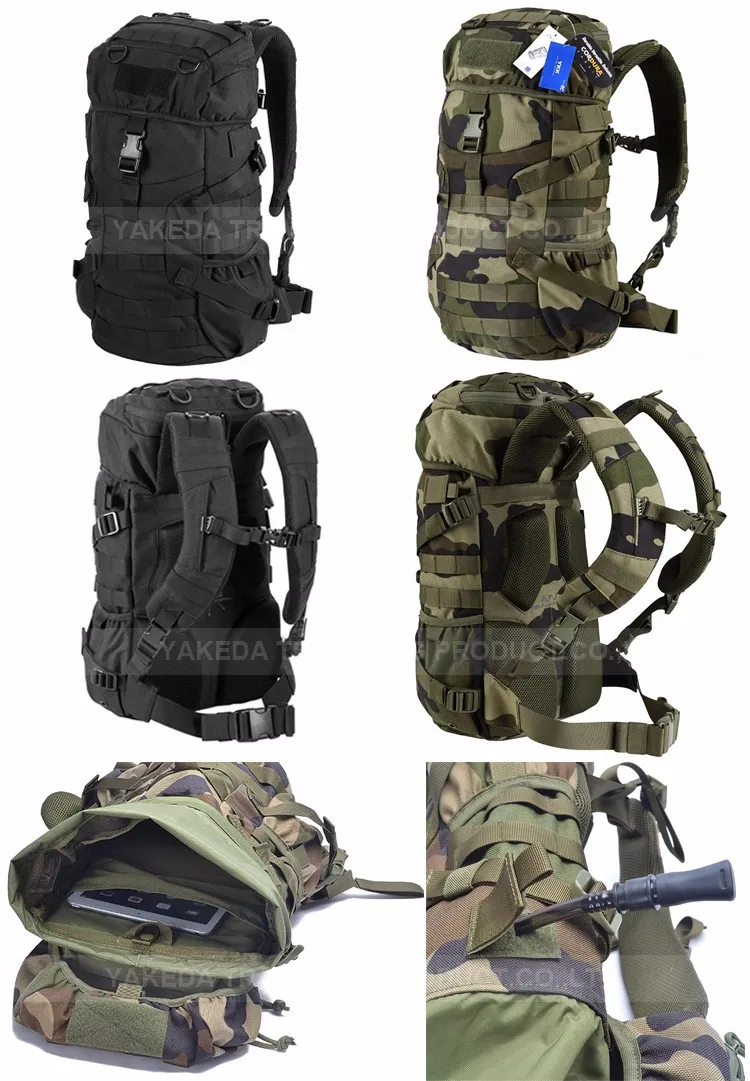 New design custom outdoor climbing hiking backpack hot sale multi-function waterproof tactical military bag