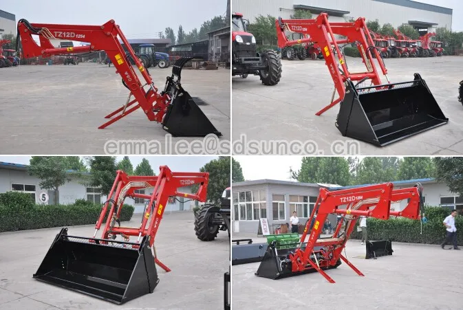 Front End Loader Of Tractor Hydraulic Control / Front Loader With Euro ...