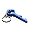 RANDOM MIX COLORS Fancy Key Shaped Opener Keychain Blue Color Aluminum Metal Unique Bottle Opener Key