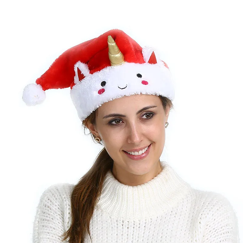 Unicorn Santa Hat (1)