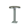 Metal folding bar floor mounted stool counter chair for jail