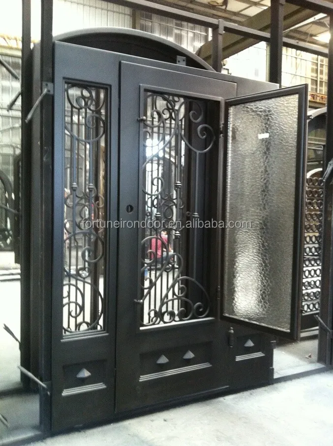 2014 New Style French Door Good Quality Wrought Iron Door Inserts For Sale Buy French Door Wrought Iron Door Door Inserts Product On Alibaba Com