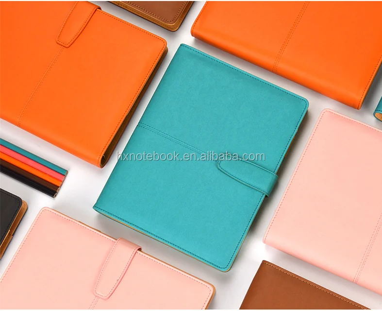 
six loose leaf customize customize business gift set lock logo note book journal 