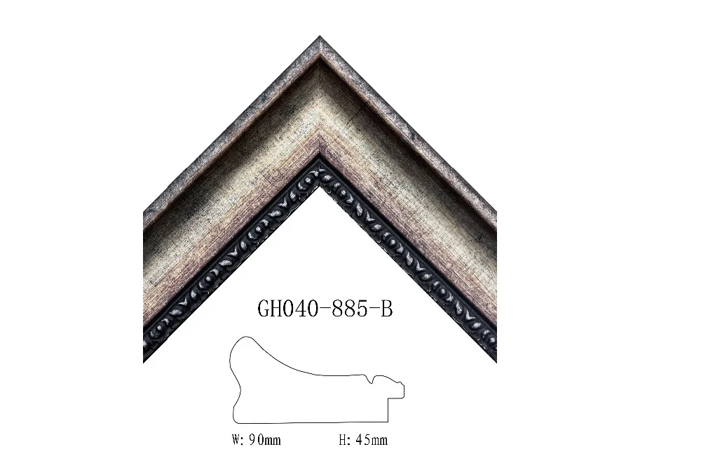 2019 wholesale high quality plastic antique picture frame ps