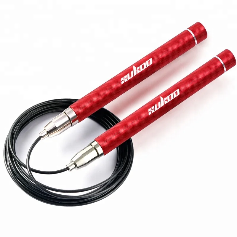 

UCUE Aluminium Skipping Rope Adjustable Jump Rope Speed, Customized/black/red/yellow/blue