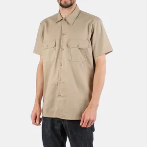 High quality Short sleeve woven twill work shirts uniform High quality Short sleeve woven twill work shirts uniform