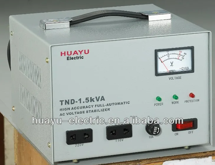 Servo Motor 220v Ac 1.5kva Voltage Stabilizer - Buy 1.5kva Voltage