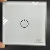 3mm4mm tempered glass Bevel face for touch switch panel/light switch glass cover for Wall convector