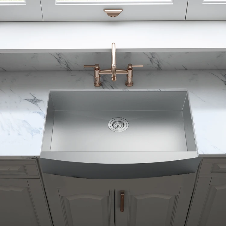 Metal type and Metal material washing basin/farm house single kitchen sink