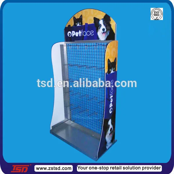 Custom Pet Shop Point Of Sale Display Stand,Pet Store Cat Food Display