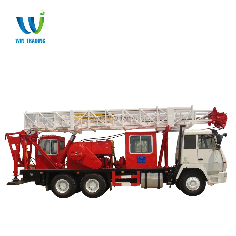
RG API Standard Oil Field Oil and Gas Well Bore Hole Truck mounted Mobile 150hp XJ30 Drilling and Workover Rig 
