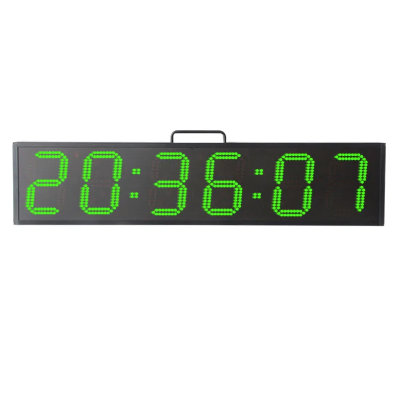 

CP0215G Outdoor Waterproof 6 Inch Large Green LED Digital Clock Sport