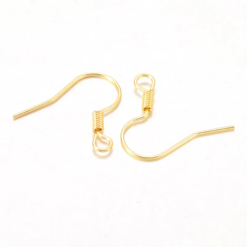 

PandaHall Golden Tone Iron Earring Hooks Findings Wholesale