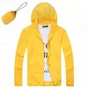 waterproof foldable UV protection lightweight windbreaker skin light jacket