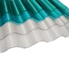 green color transparent Flame retardant FRP corrugated daylight sheet