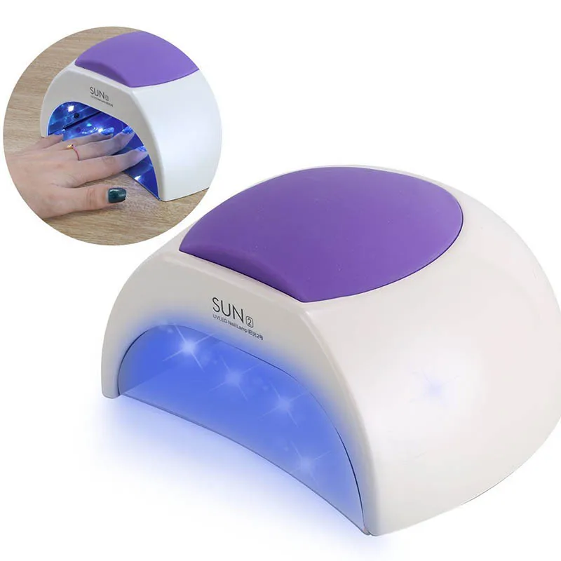 

Hot New Sun2c 48W UV Gel Nail Lamp Nail Gel Dryer, Purple/pink